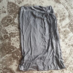 Abercrombie & Fitch Gray Midi Skirt